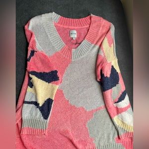 Nic& Zoe Sweater / pink sweater